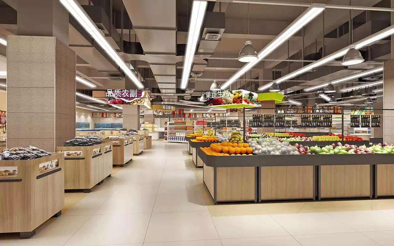超市空间设计-1|空间|室内设计|班小麦 - 原创作品 - 站酷 (ZCOOL)